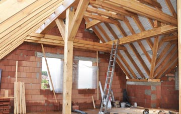 Lower Largo attic trusses
